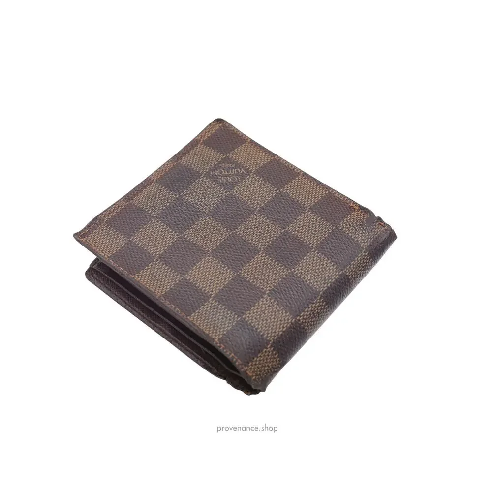 🔴 Louis Vuitton Marco Wallet - Damier Ebene